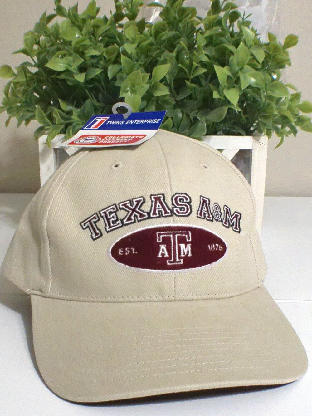Vintage Texas A&M Aggies Hat Cap NCAA Twins Enterprise Made USA OSFA